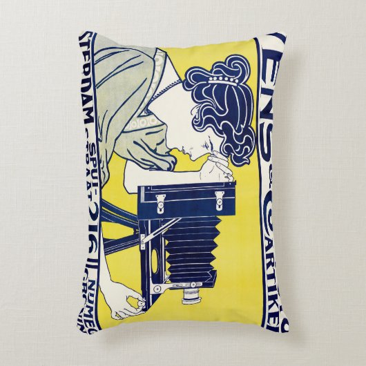 カメラウーマン、写真家、ヴァンカスペル アクセントクッション (正面(垂直))