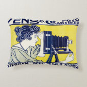 カメラウーマン、写真家、ヴァンカスペル アクセントクッション (裏面)