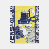 カメラウーマン、写真家、ヴァンカスペル フリースブランケット (正面)