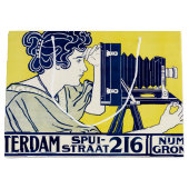 カメラウーマン、写真家、ヴァンカスペル ラージペーパーバッグ (正面)