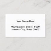 カメラウーマン、写真家、ヴァンカスペル 名刺 (裏面)