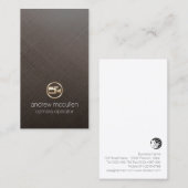 カメラオペレータ金ゴールドビデオカメラ名刺 名刺 (正面/裏面)