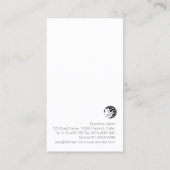 カメラオペレータ金ゴールドビデオカメラ名刺 名刺 (裏面)