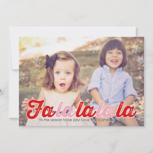 カメラカスタムホリデーカード シーズンカード (正面)