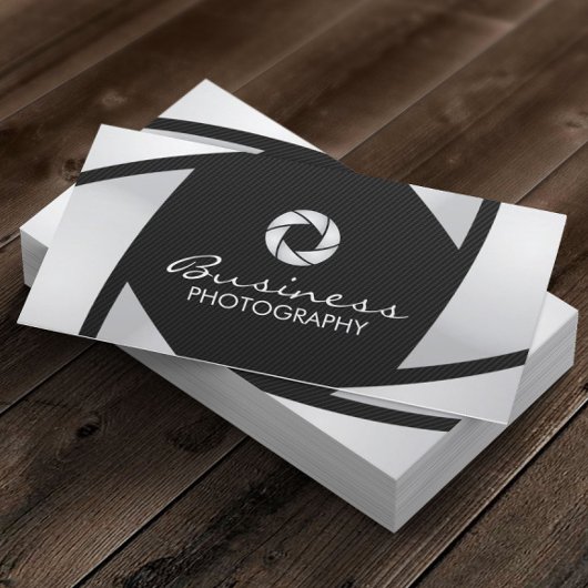 カメラカメラシャッターモダン撮影 名刺