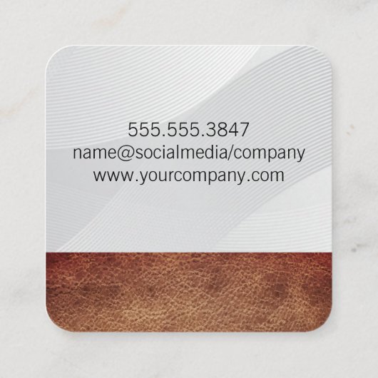 カメラカラフルレンズシャッター | クリエイティブ | アーティスト スクエア名刺 (裏面)