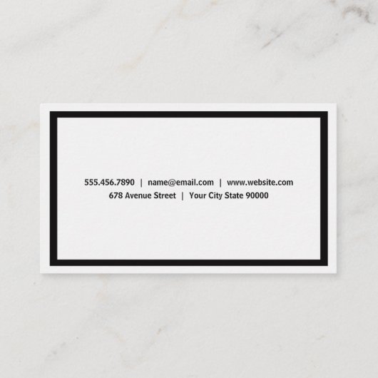 カメラカラフルレンズロゴ 名刺 (裏面)