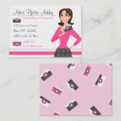 カメラガール 名刺 (正面/裏面)