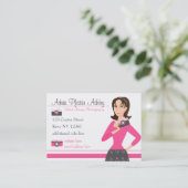 カメラガール 名刺 (スタンド正面)