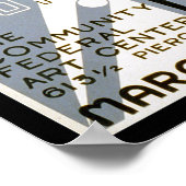 カメラクラブ, 1939.ヴィンテージ撮影 ポスター (角)