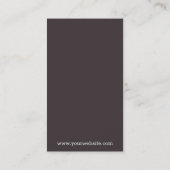 、カメラグランジな、ヴィンテージカメラマン滑らかにして下さい 名刺 (裏面)