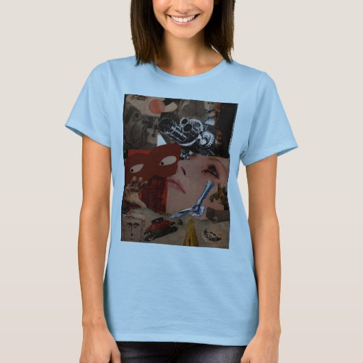 カメラコラージュTシャツ Tシャツ (正面)