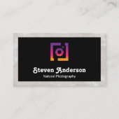 カメラシャッターロゴ 名刺 (正面)