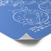 カメラシャッター1914特許設計図 ポスター (角)