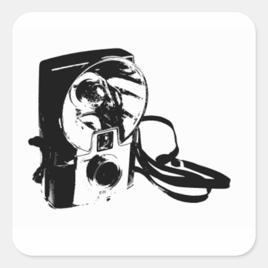 カメラステッカー スクエアシール (正面)