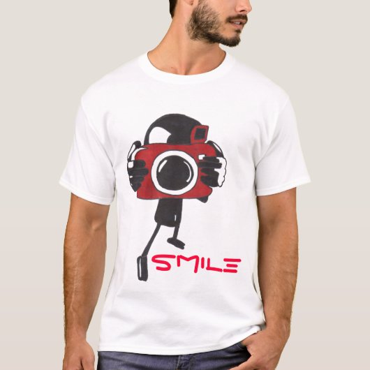 カメラスマイル Tシャツ (正面)