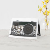 カメラデコ カード (黄色い花)