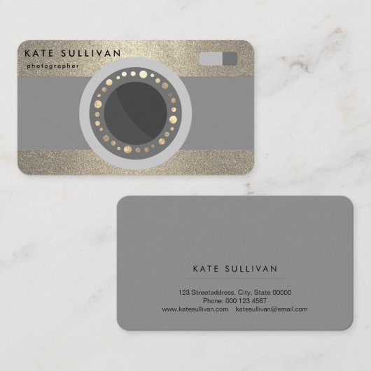 カメラデザイン 名刺 (正面/裏面)
