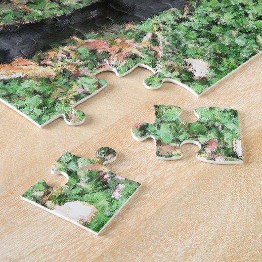 カメラパズル用のSmokeyポーズ ジグソーパズル (側面)