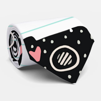 カメラパターン ネクタイ