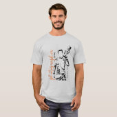 カメラパーソナライズされたレンズ撮影Tシャツ Tシャツ (正面フル)