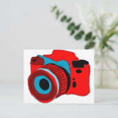 カメラファンキーグラフィックイラストレーション ポストカード (スタンド正面)