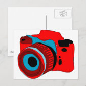 カメラファンキーグラフィックイラストレーション ポストカード (正面/裏面)