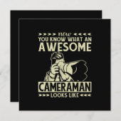 カメラマンおもしろい素晴らし シーズンカード (正面/裏面)