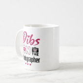 カメラマンに決定 コーヒーマグカップ (正面左)