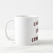 カメラマンのお気に入りのな事のマグ コーヒーマグカップ (左)