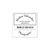 カメラマンのために素晴らしい正方形の小型スタンプ ラバースタンプ (インプリント)