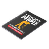 カメラマンのためのカメラマンのおもしろいのギフトのアイディア ノートブック (左側)