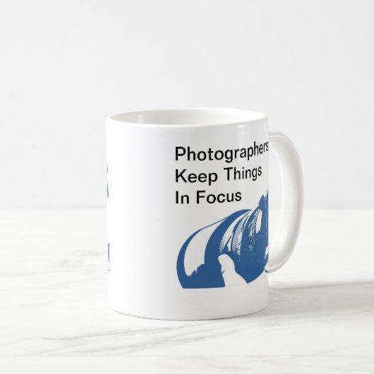 カメラマンのためのギフト コーヒーマグカップ (正面右)