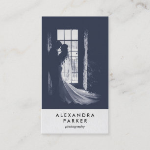 カメラマンのための最小主義の一見の縦の写真 名刺