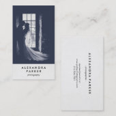 カメラマンのための最小主義の一見の縦の写真 名刺 (正面/裏面)