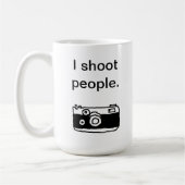 カメラマンのマグ コーヒーマグカップ (左)