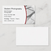 カメラマンのモダンなデザイン 名刺 (正面/裏面)