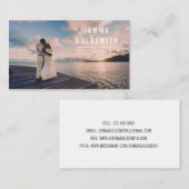 カメラマンの写真撮影の有価証券のテンプレート 名刺 (正面/裏面)