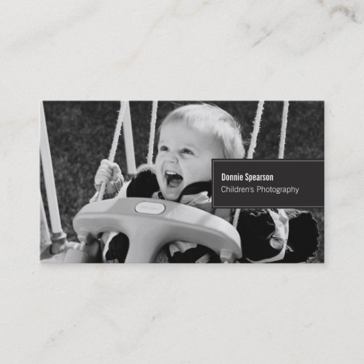 カメラマンの名刺のテンプレート 名刺 (正面)