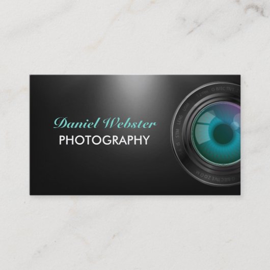 カメラマンの名刺のテンプレート 名刺 (正面)