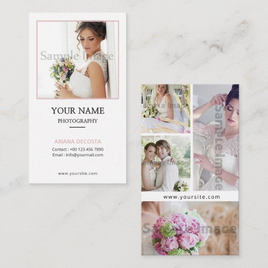 カメラマンの名刺 名刺 (正面/裏面)