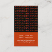 カメラマンの名刺 名刺 (裏面)