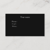 カメラマンの名刺 名刺 (裏面)