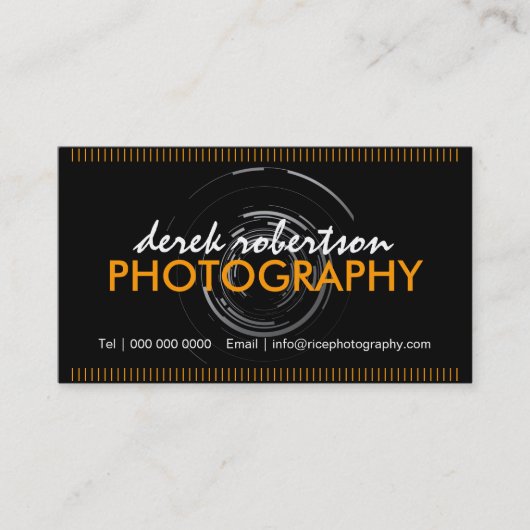 カメラマンの名刺 名刺 (正面)
