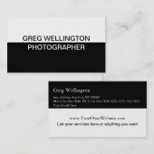 カメラマンの名刺 名刺 (正面/裏面)