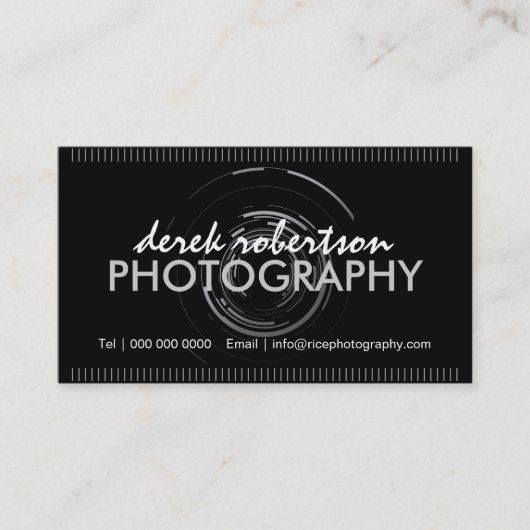 カメラマンの名刺 名刺 (正面)