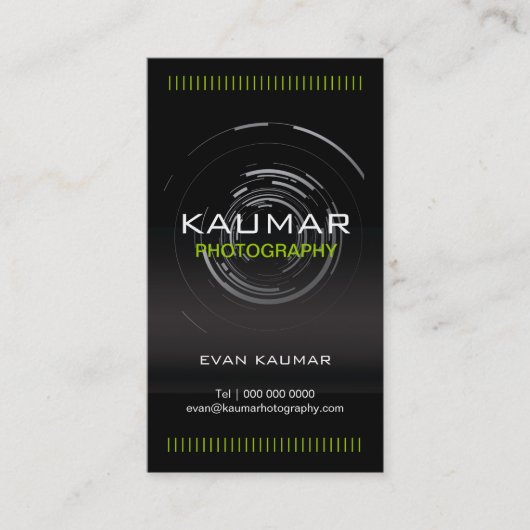 カメラマンの名刺 名刺 (正面)