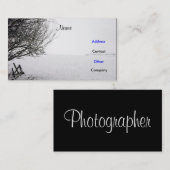 カメラマンの名刺 名刺 (正面/裏面)