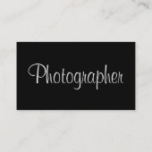 カメラマンの名刺 名刺 (裏面)