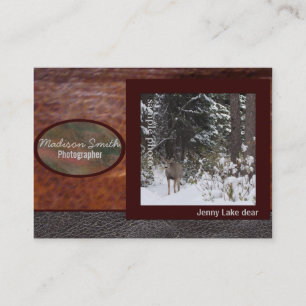 カメラマンの有価証券 名刺